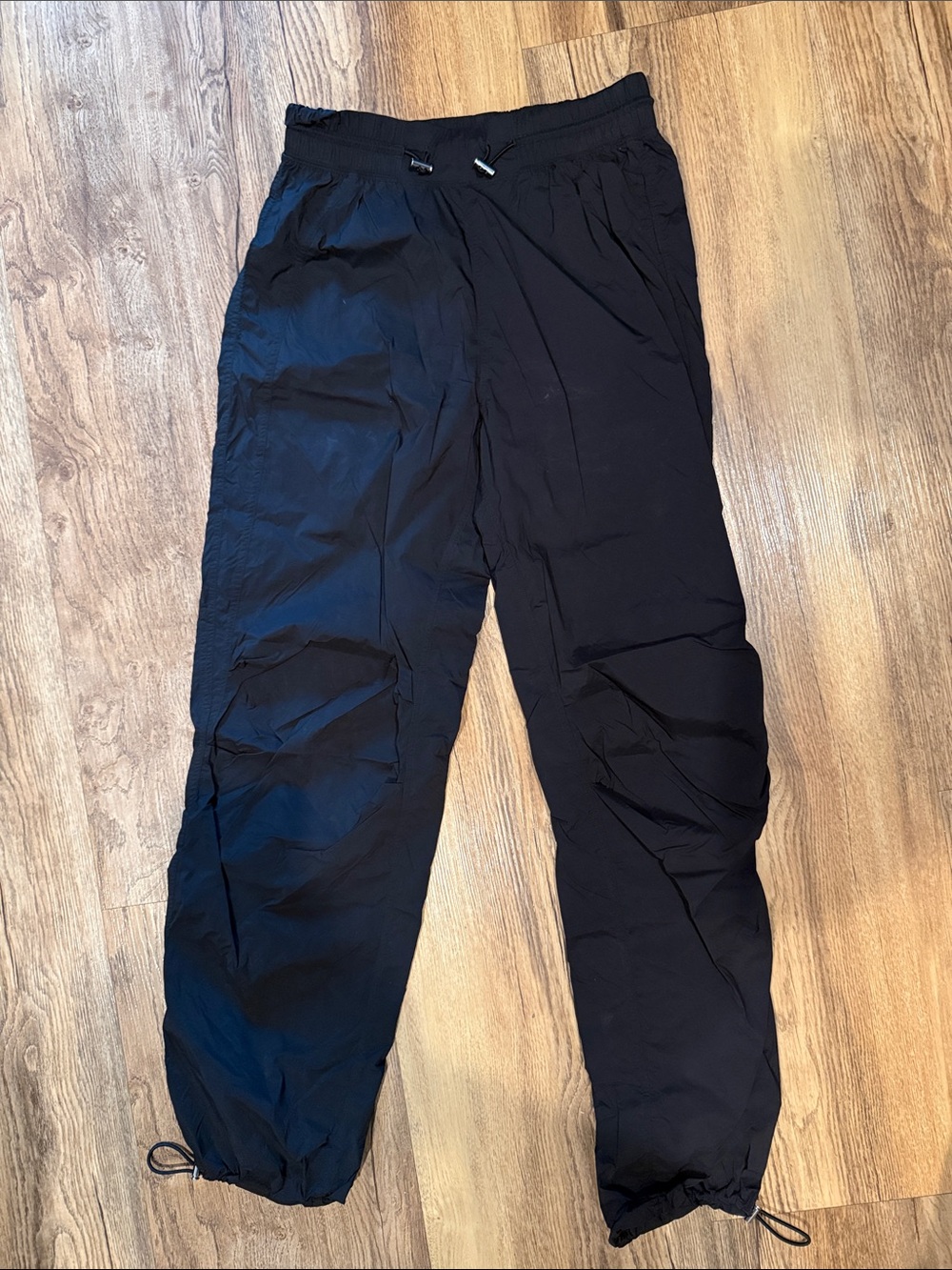 Abercrombie Black Women's Elastic-Waist Track Joggers